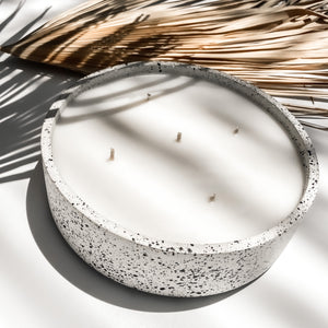 5-wick Spotted Concrete Candle