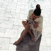 Load image into Gallery viewer, Turkish Cotton Diamond Stripe Towel
