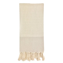 Load image into Gallery viewer, beige diamond turkish towel

